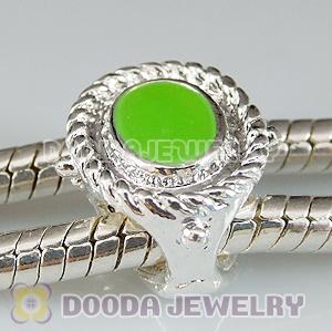 Wholesale Silver Plated European Style Double Hole Beads