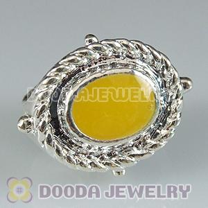 Wholesale Silver Plated Charm Jewelry Double Hole Beads