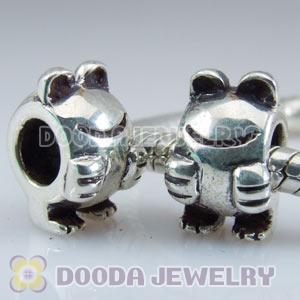 S925 Sterling Silver Charm Jewelry Frog Beads