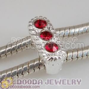 Wholesale Silver Plated European Style Double Hole Beads