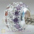 S925 Sterling Silver Charm Jewelry Beads with Stone