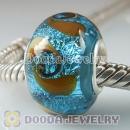 925 sterling silver single core Charm Jewelry glass beads