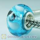 925 sterling silver single core Charm Jewelry glass beads