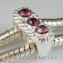 Wholesale Silver Plated Charm Jewelry Double Hole Beads