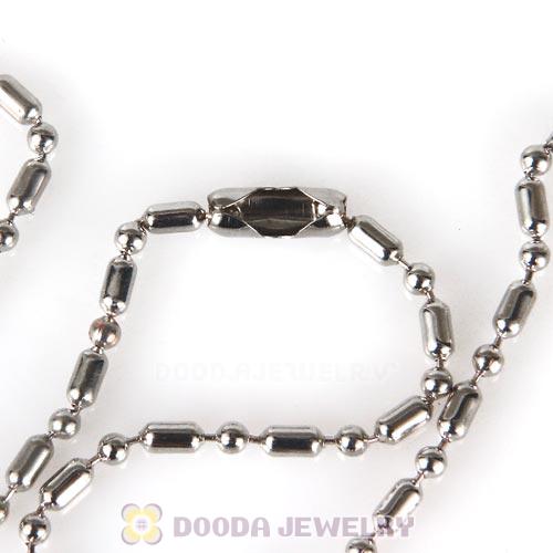 72CM Platinum Plated Alloy Necklace Chain fit Lockets Wholesale