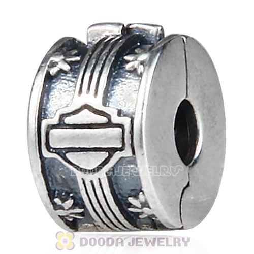 Sterling Silver HD Flowered Ride Clip Bead European Style For Bracelet