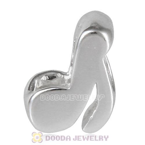 Solid Sterling Silver European Style Note Beads and Charms