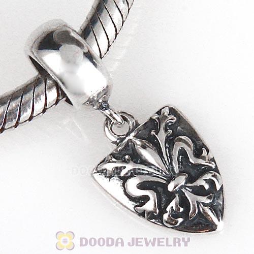 Antique Sterling Silver Dangle Charm Beads European Style