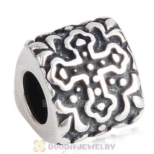 Sterling Silver Cross Beads European Style For Bracelet