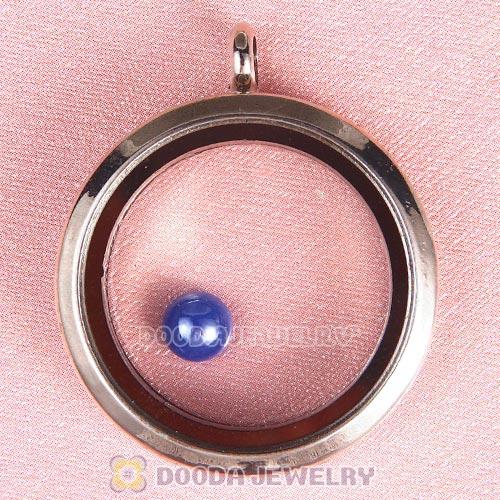 6mm Round Ceramic Floating Locket Charms Wholesale