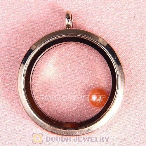 6mm Round Ceramic Floating Locket Charms Wholesale