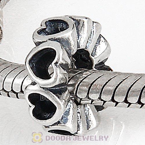 European Style Sterling Silver Space in My Heart Beads Wholesale