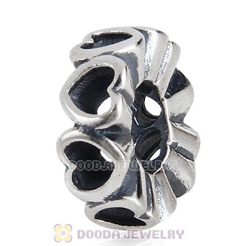 European Style Sterling Silver Space in My Heart Beads Wholesale