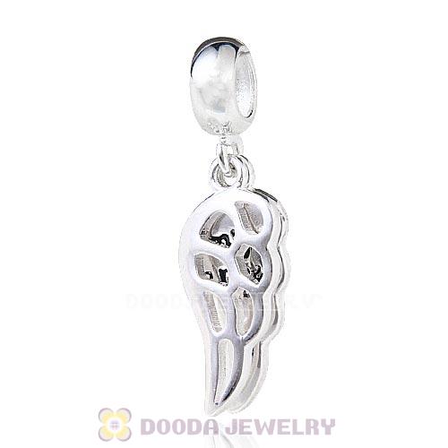 European Style Sterling Silver Dangle Loving Angel Wings Beads Wholesale
