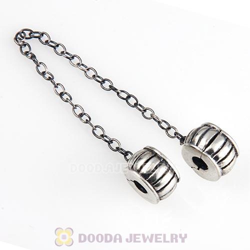 925 Sterling Silver Safety Chain fit European Style Bracelet