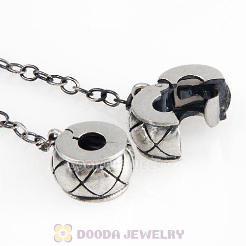 925 Sterling Silver Safety Chain fit European Style Bracelet