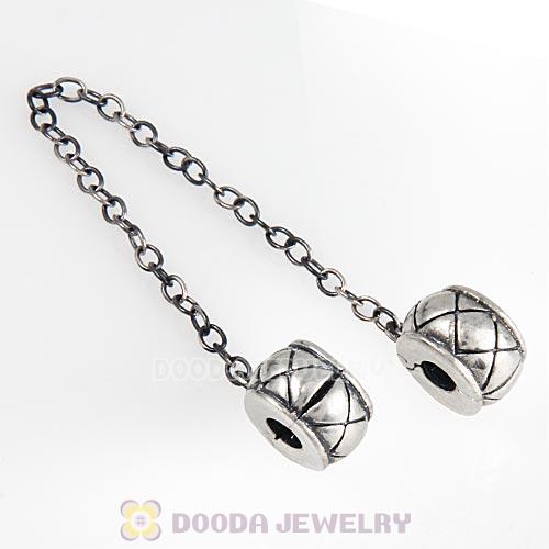 925 Sterling Silver Safety Chain fit European Style Bracelet