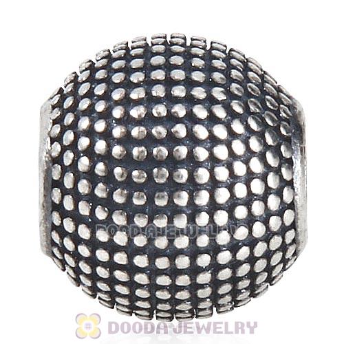 Antique Sterling Silver Nepal Charm Beads European Style