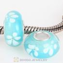Top Class Jewelry Glass Beads with 925 sterling silver single core