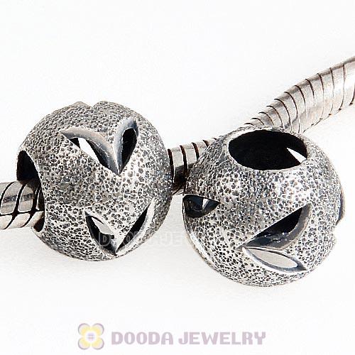 Antique Sterling Silver Ball Beads European Compatible Wholesale