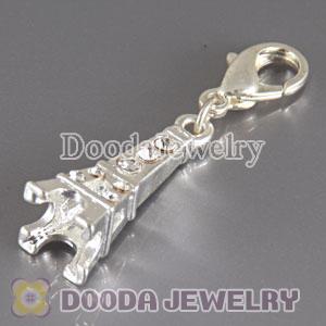 Wholesale Silver Plated Alloy Fashion iron tower Charms