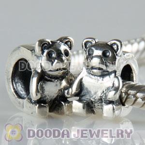 S925 Sterling Silver Charm Jewelry Panda Beads