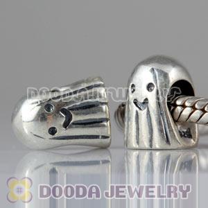S925 Sterling Silver European Style Ghost Charm Beads