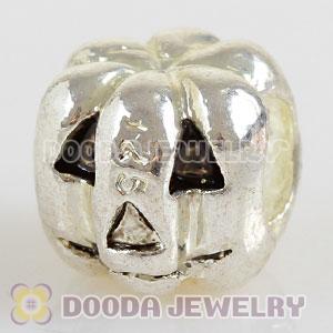 Wholesale silver plated Thanksgiving pumpkin charms beads 