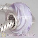 Top Class Jewelry Glass Beads with 925 sterling silver single core