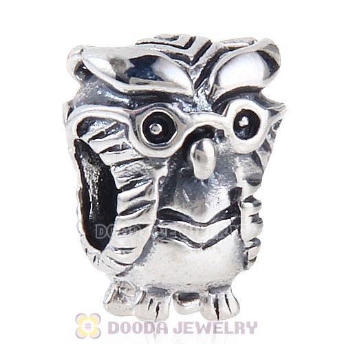 Antique Sterling Silver European Style Owl Charms