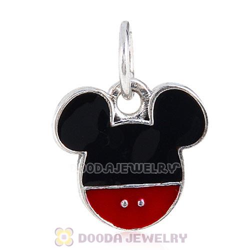 European style Sterling Silver Dangle Mickey Icon Charm