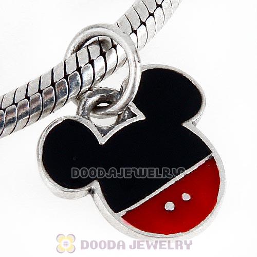 European style Sterling Silver Dangle Mickey Icon Charm