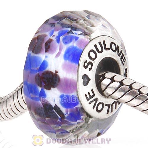 High Grade SOULOVE Faceted Glass Beads 925 Silver Core with Screw Thread