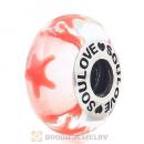 High Grade SOULOVE Glass Beads 925 Silver Core with Screw Thread