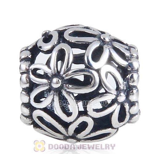 Antique 925 Sterling Silver Wild Flowers Walk Charm Beads Wholesale