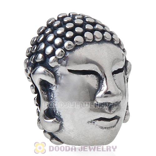 European Style Authentic 925 Sterling Silver Buddha head Charm Beads Wholesale