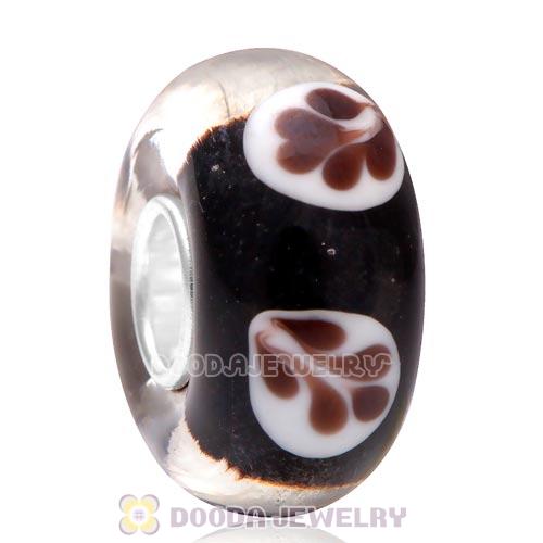 New Style High Class European Glass Beads for Jewelry with 925 Silver Core 
