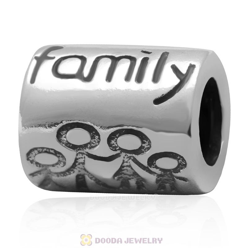 925 Sterling Silver Charm Family Beads 