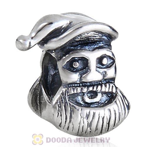 925 Solid Silver Christmas day Santa Claus Beads