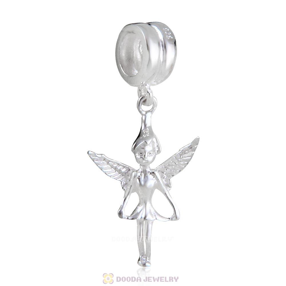 Solid Sterling Silver Jewelry Charms Dangle Angel