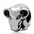 925 Sterling Silver Lucky Elephant Charm Animal Bead