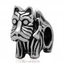 Antique 925 Sterling Silver Scottie Dog Bead and Charm