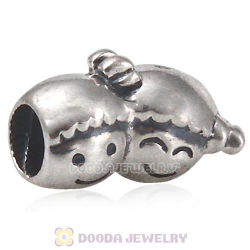 S925 Sterling Silver Charm Jewelry Boy and Girl Beads