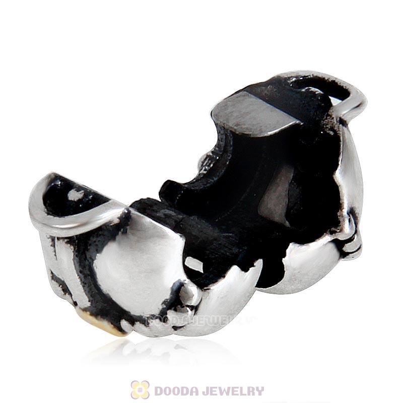 Sparkling Tote Clip with Gold Plated Charm