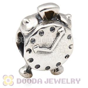 925 Sterling Silver Charm Jewelry Clock Beads and Charms