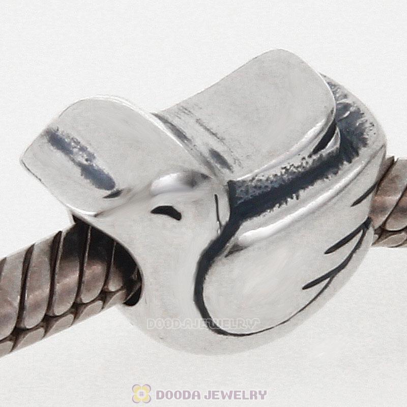 925 Sterling Silver Lovely Dove Charm Bead