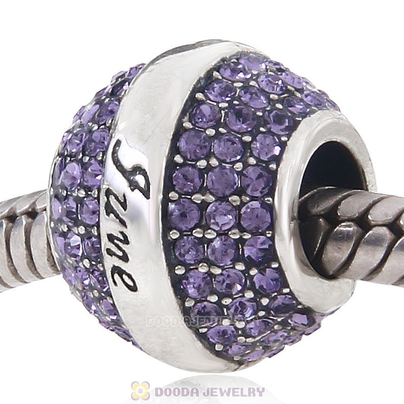 925 Sterling Silver June Birthstone Round Bead