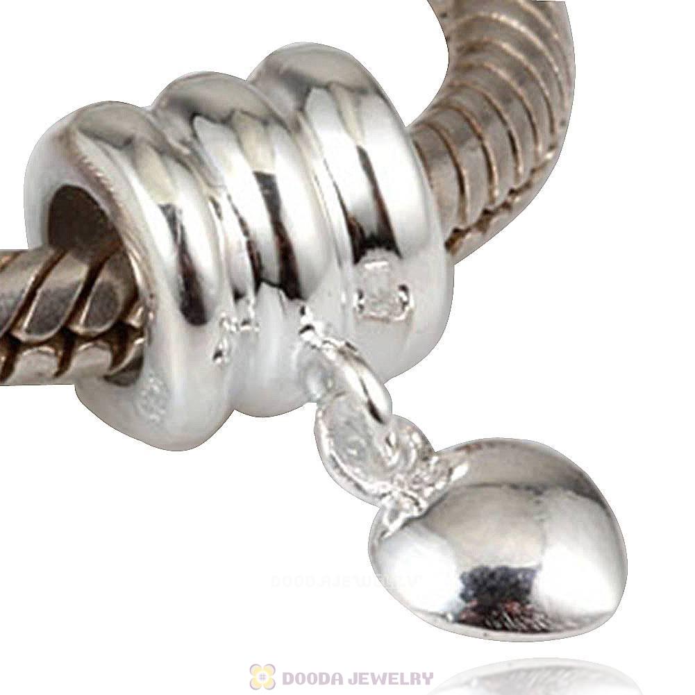 S925 Sterling Silver Jewelry Charms Dangle Love