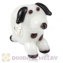 Handmade European Glass Puppy Dog Beads In 925 Silver Core Wholesale