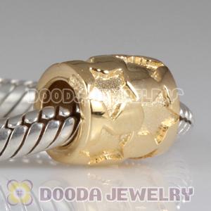 Gold Plated Charm Jewelry Silver Beads